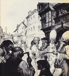 Macaronis waren eine der Sehenswürdigkeiten von London und Bath